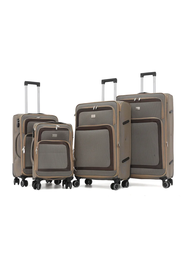Capital CAPITAL 4-Piece Soft Luggage Set (20/24/28/32 Inch)