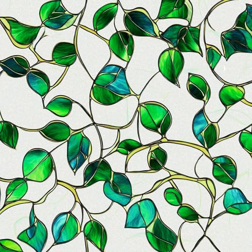 SOMWISE Frosted Glass Window Film, Heat Insulation, UV Block, Anti-Glare, One Way Privacy Tint, Static Cling for Home Bathroom Door, Renter Friendly, Day & Night Privacy - Image 1