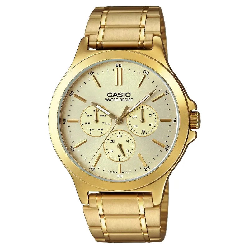 Men's Stainless Steel Analog Watch MTP-V300G-9AUDF