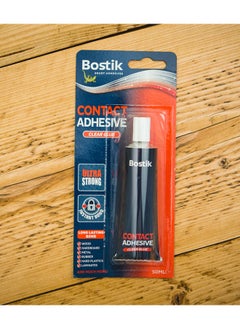 Bostik Contact Adhesive Easy To Apply Multi-Purpose Polychloroprene Rubber-Based Adhesive. Suitable For Bonding Porous Substrates Like Wood, Foam, Carpets, And Canvas, 50ml  - Image 2