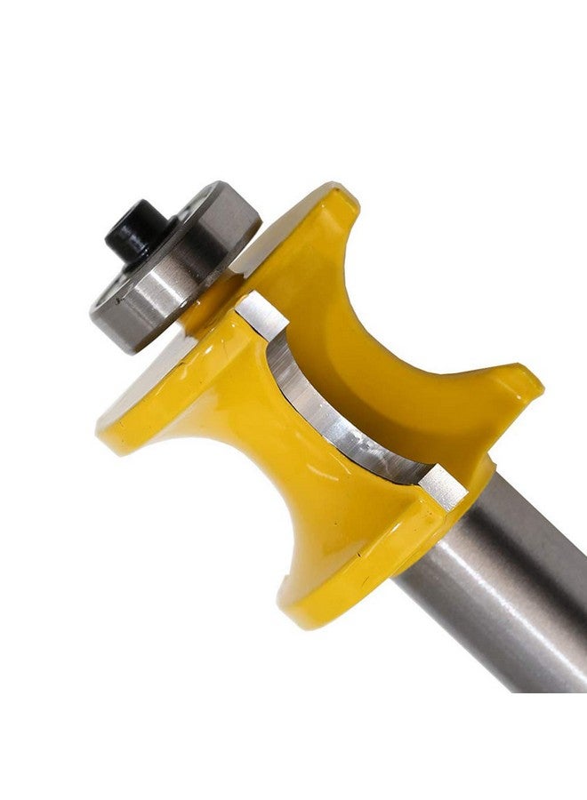 ياكاموز مجموعة بتات التوجيه ذات المحمل نصف الدائري من Yakamoz، 5 قطع، بقطر 1/2 بوصة، بتات قطع حواف مستديرة بطرف من الكربيد | نصف قطر 1/8 بوصة، 3/16 بوصة، 1/4 بوصة، 5/16 بوصة، 3/8 بوصة - Image 5