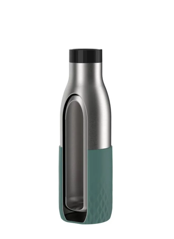 Tefal Bludrop Thermal Stainless Steel Bottle Green/Grey/Black 0.7 Litre