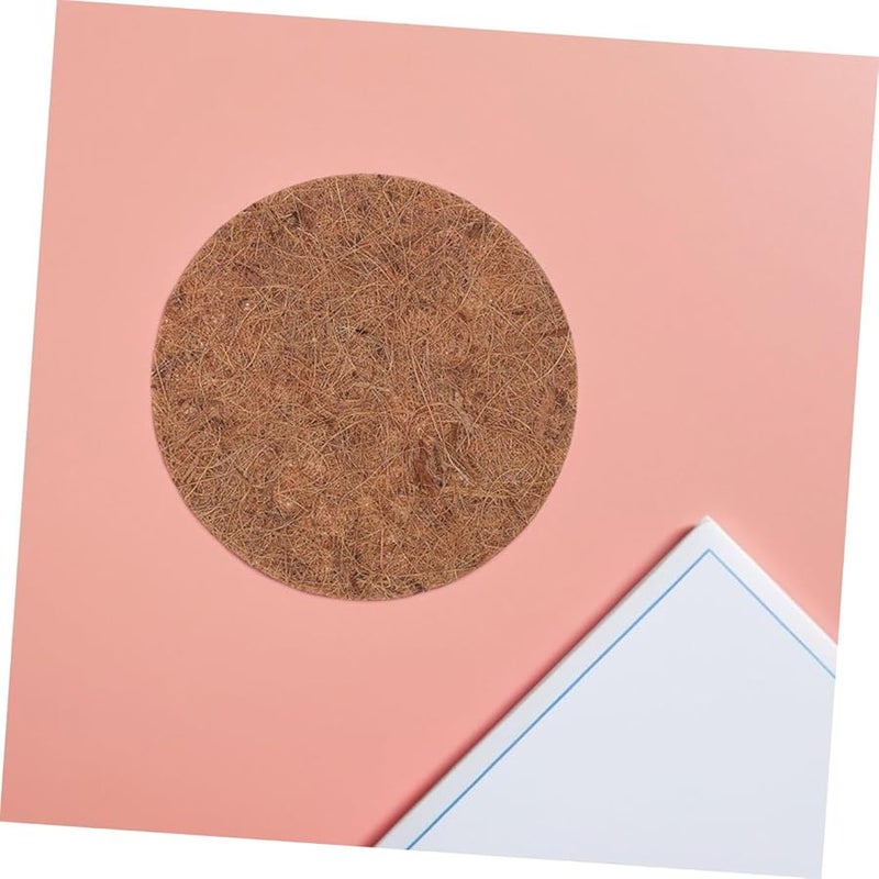 10 قطعة من وسادات التعشيش الطبيعية من ألياف جوز الهند لحمامة قفص الدجاج فراش الطيور - Image 5