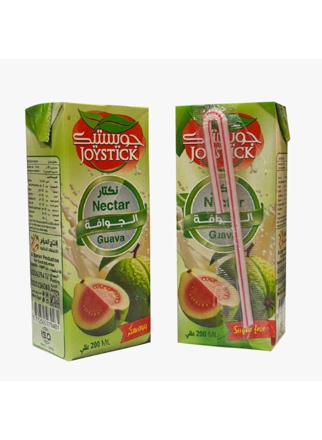 Joystick جوستيك نكتار الجوافة الطبيعي 200 مل × 27 –غني بفيتامين سي بطعم منعش - Image 2