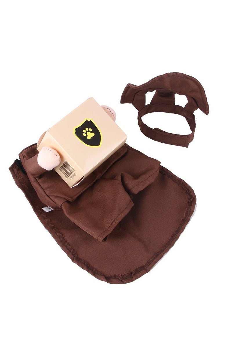 general Pet transformation costume courier standing costume courier style dog going out cat funny transformation clothes - Image 3