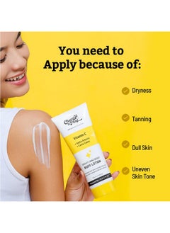 Chemist at Play Brightening Body Lotion With Ceramides | Alpha Arbutin, Camu Camu & Vitamin C | All Skin Types | For Bright, Moisturized & Glowing Skin | 200 Ml  - Image 2