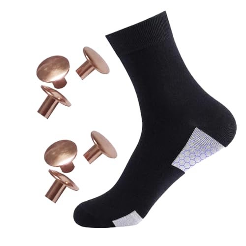 AddBili 6 Pure copper solid rivets and 1 grounding socks suitable for most copper-containing grounding shoes - Image 1