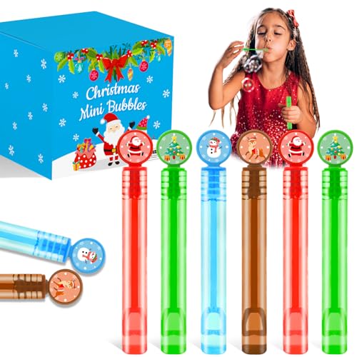 Wondrus 100 Pack Winter Small Gifts Toys Prizes for Kids Bulk Easter Mini Bubble Wands Party Favors Accessories for Toddlers Holiday Non Candy Treats Goodie Bag Stuffers Fillers for Boys Girls - Image 1