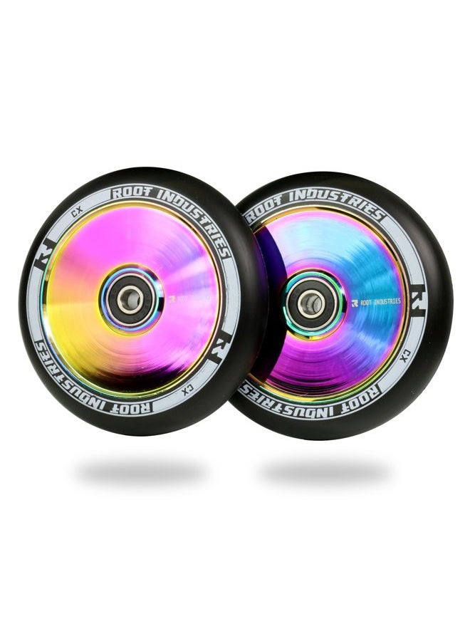 Root Industries 110 mm Air Wheels, Black/Rocket Fuel - Image 1