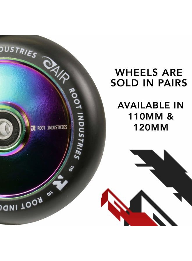 Root Industries 110 mm Air Wheels, Black/Rocket Fuel - Image 2