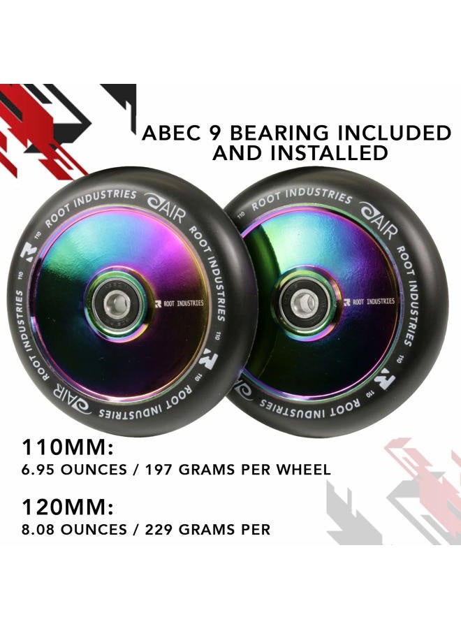 Root Industries 110 mm Air Wheels, Black/Rocket Fuel - Image 4