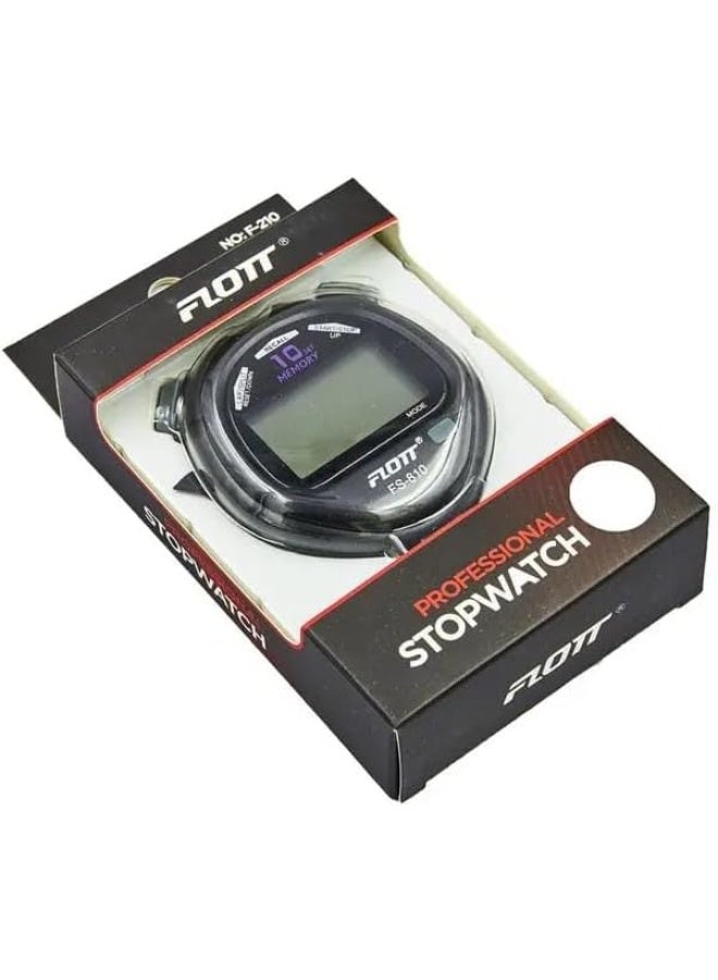 Generic Digital Stopwatch, Electronic Stopwatch with Countdown 10-Day Memory, Multi-Function Interval Timer  - Image 5