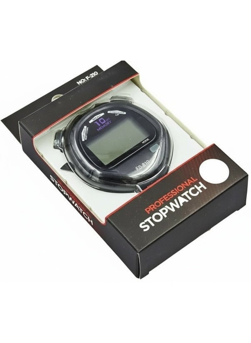 Digital Stopwatch, Electronic Stopwatch with Countdown 10-Day Memory, Multi-Function Interval Timer - Image 2
