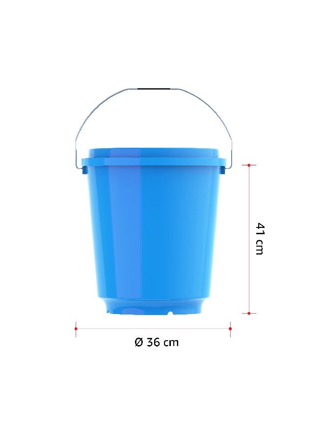Cosmoplast - Plastic EX Bucket 26L with Lid and Handle for Cleaning and Storing - Image 1