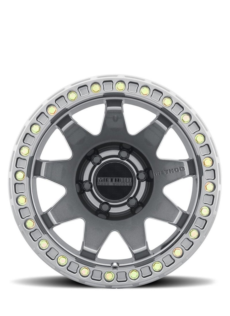 Method Race Wheels Mr108 Gloss Titanium Wheel With Aluminum (17 X 9. Inches /6 X 5 Mm, -44 Mm Offset) 