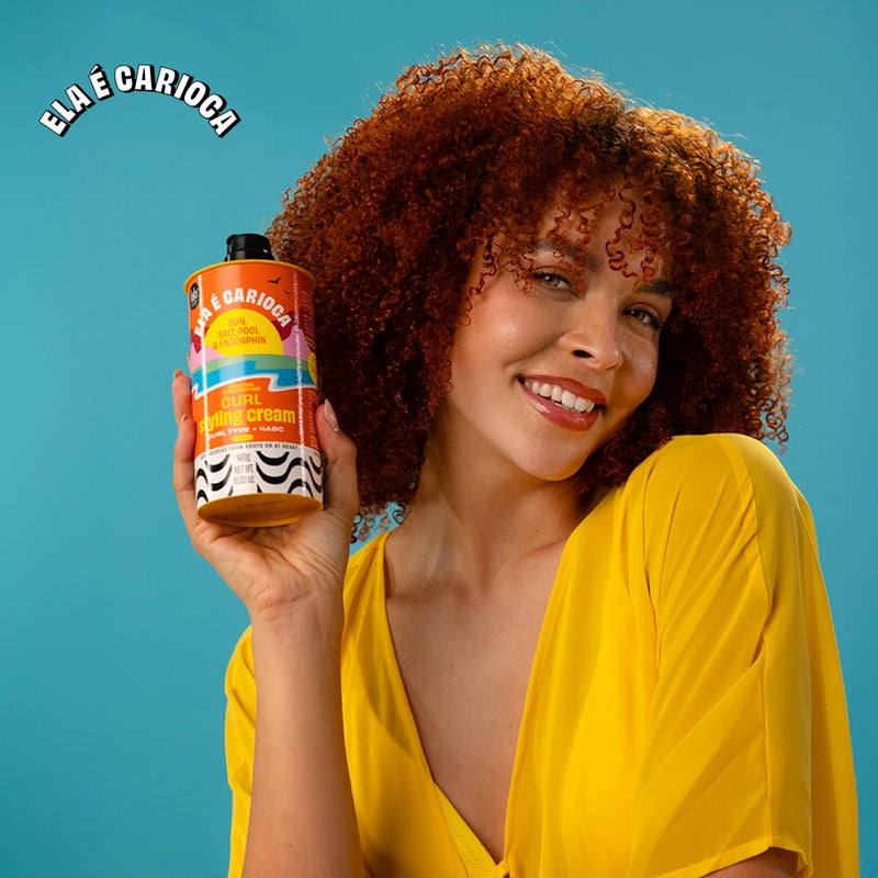 لولا Lola From Rio - Ela E Carioca 4ABC Curl-Defining Cream, Boost Hydration, Minimize Frizz, Provide Soft, Flexible Control for 4ABC Curl Type, 17.64 Fl Oz - Image 3