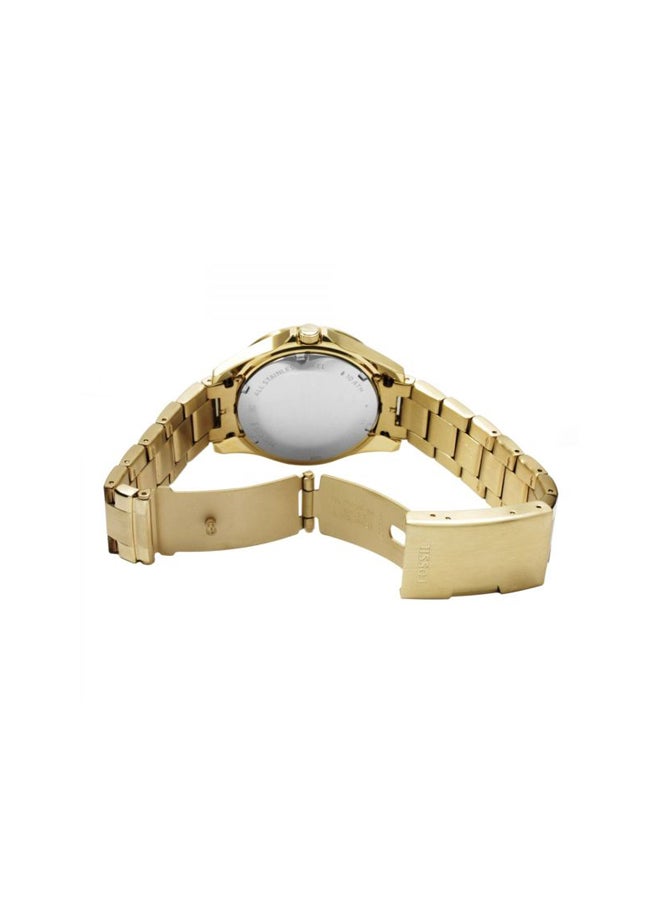 FOSSIL Women Stone Studded Analog Watch ES3203 - 38 mm - Gold - Image 3