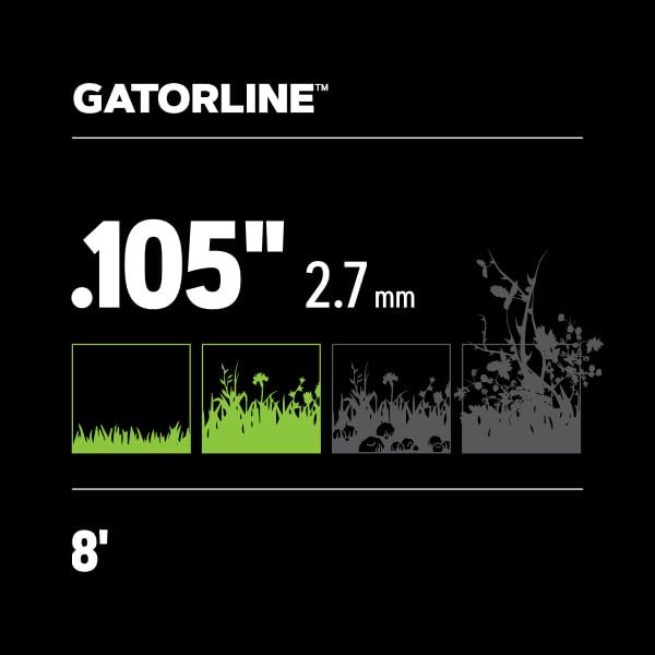 Oregon 19-042 Gatorline 50 pieces of Precut .105- by 8-Inch Square-Shaped String Trimmer Line - Image 2