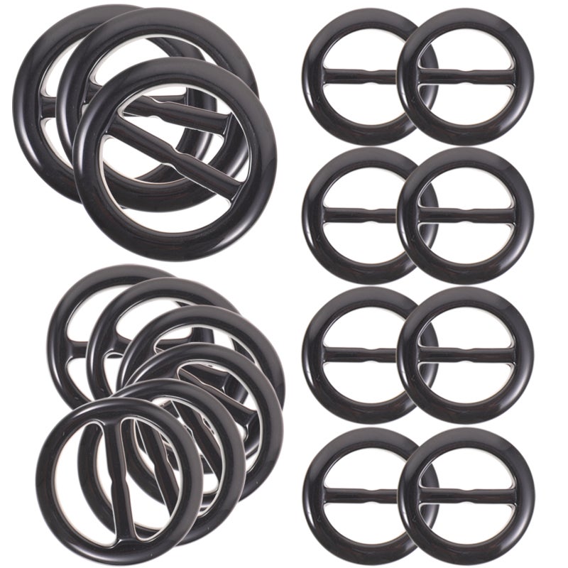 30pcs Scarf Resin Scarf Clip Scarf Buckle Shirt Knotted Clip Scarf Circle - Image 4