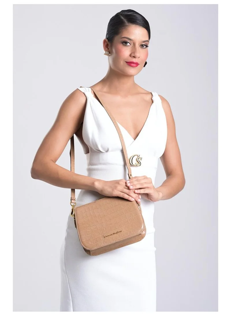 Carmen Steffens  Classic Camel Beige Bag for Women | Best Price UAE