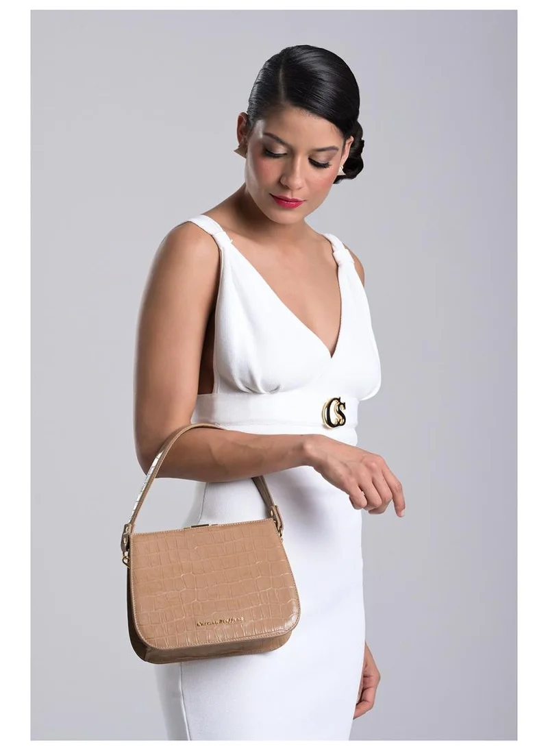 Carmen Steffens  Classic Camel Beige Bag for Women | Best Price UAE