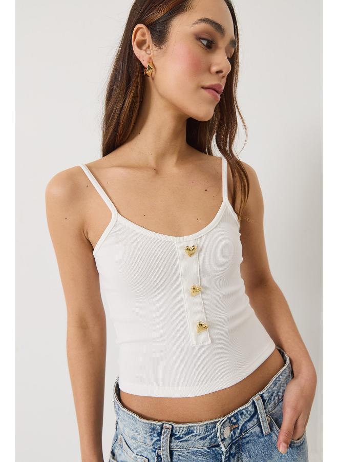 Ginger Cami Top with Heart Accent Detail - Image 4