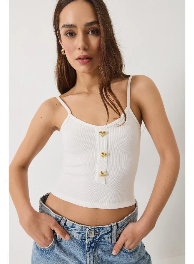 Ginger Cami Top with Heart Accent Detail