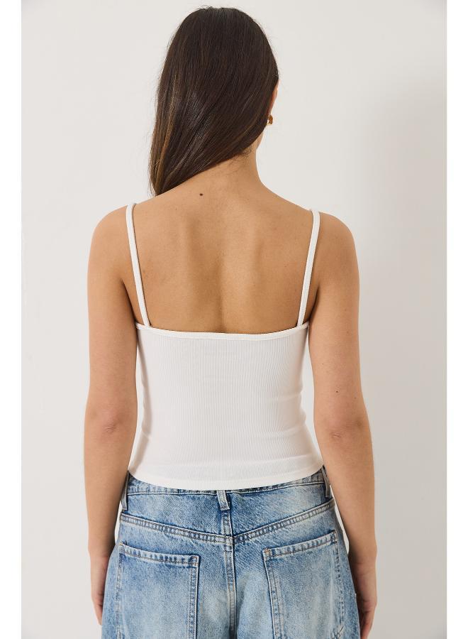 Ginger Cami Top with Heart Accent Detail - Image 2