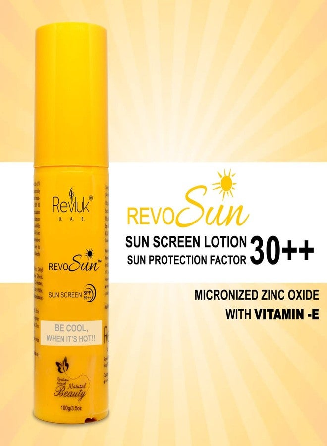 Revluk -Revosun SPF 30++ Sunscreen lotion For Men & Women- Blocks Upto 97% Harmful Sunrays, 100 gm - Image 4