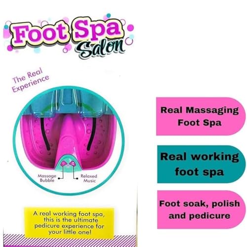 Braintastic Foot Spa Sets for Girls ,DIY Manicure and Pedicure Set with Foot Care Kit Perfect with Nail Kit for Kids -5-12 Years - Image 2