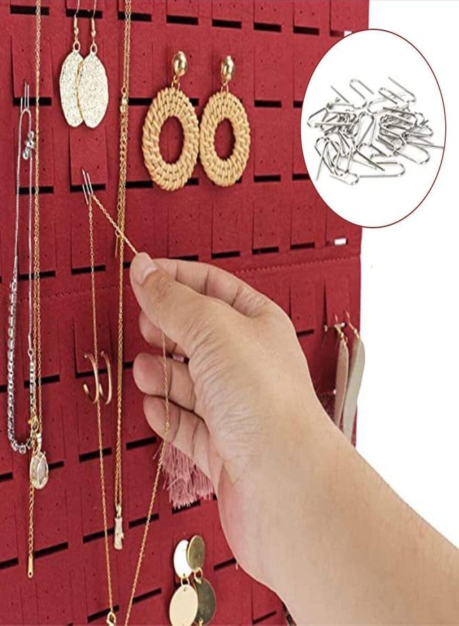 Incrizma Hanging Earrings Organizer, Earring Holder, Holds Up To 300 Pairs,Hanging Organizer for Women Girls (Standard Size 22.5 * 13.6 inches, Black) - Image 3