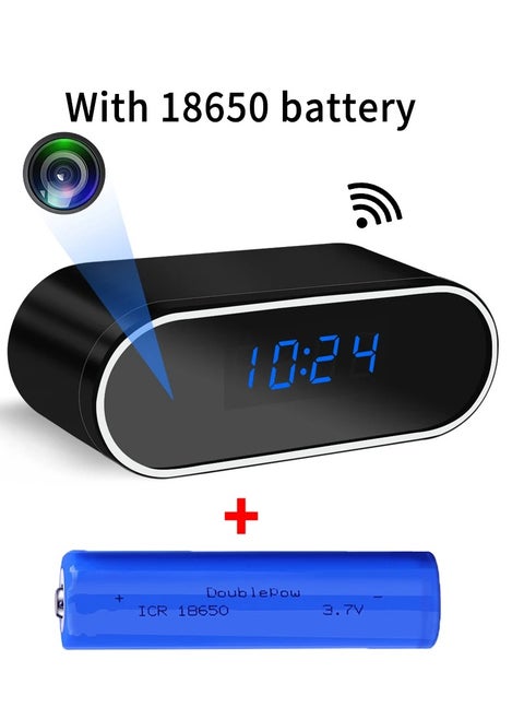 Mini Camera Clock Hd Wifi Control Secret Ir Night Vision View Alarm Dvr Camcorder Recorder Home Surveillance Security Camera