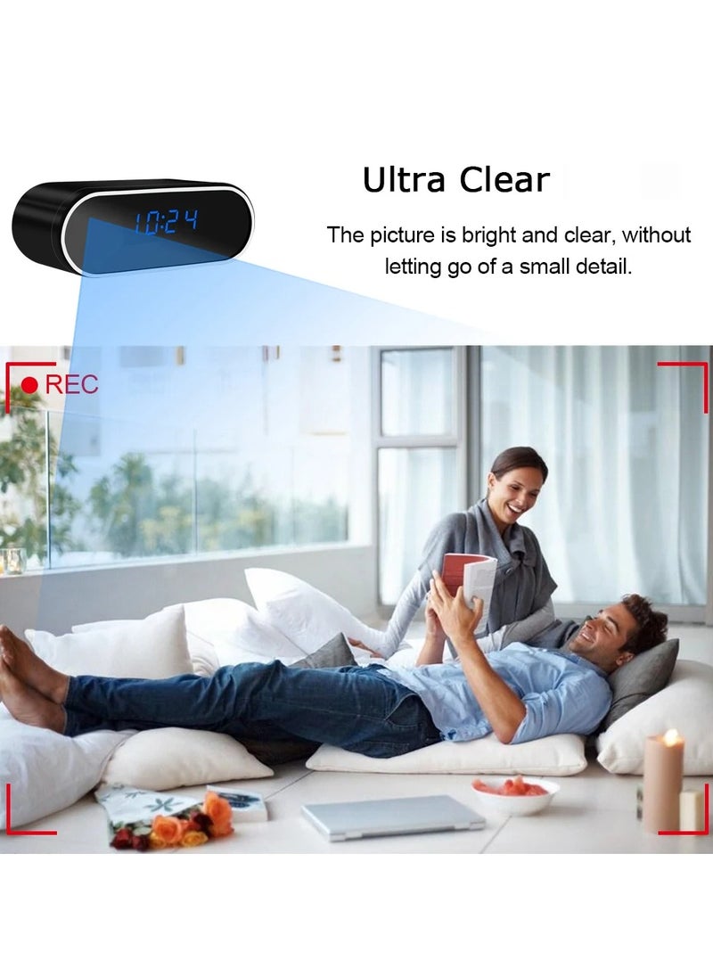 Mini Camera Clock Hd Wifi Control Secret Ir Night Vision View Alarm Dvr Camcorder Recorder Home Surveillance Security Camera