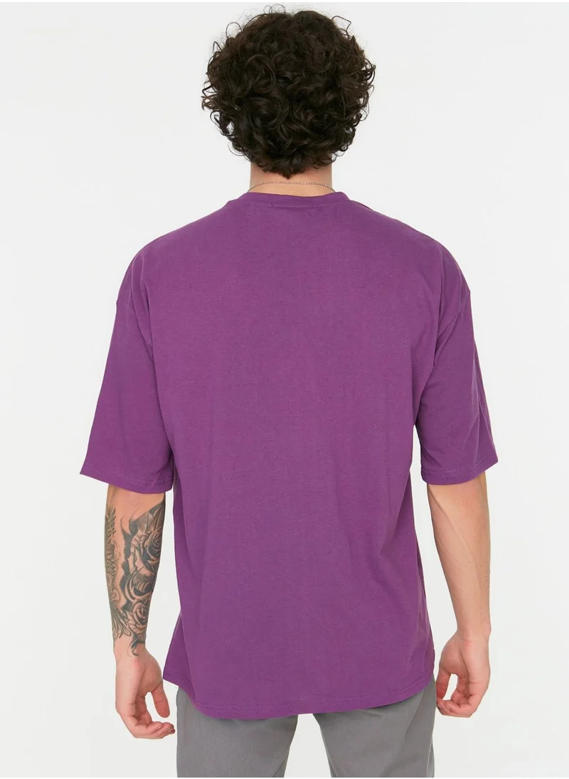 trendyol California Crew Neck T-Shirt