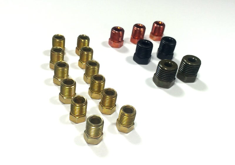 The Stop Shop Fitting Kit for 3/16" Inverted Flare brake lines, Made in USA - Image 5