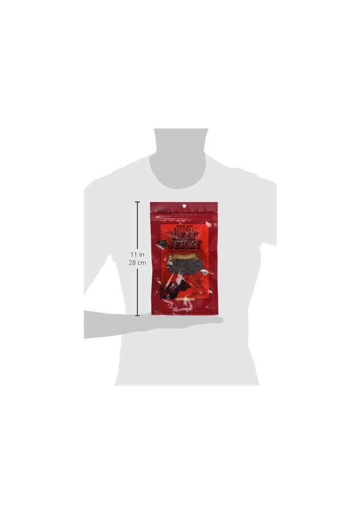 Trader Joe's Natural Beef Jerky Original Flavor 4 Ounce Package (Original) - Image 5