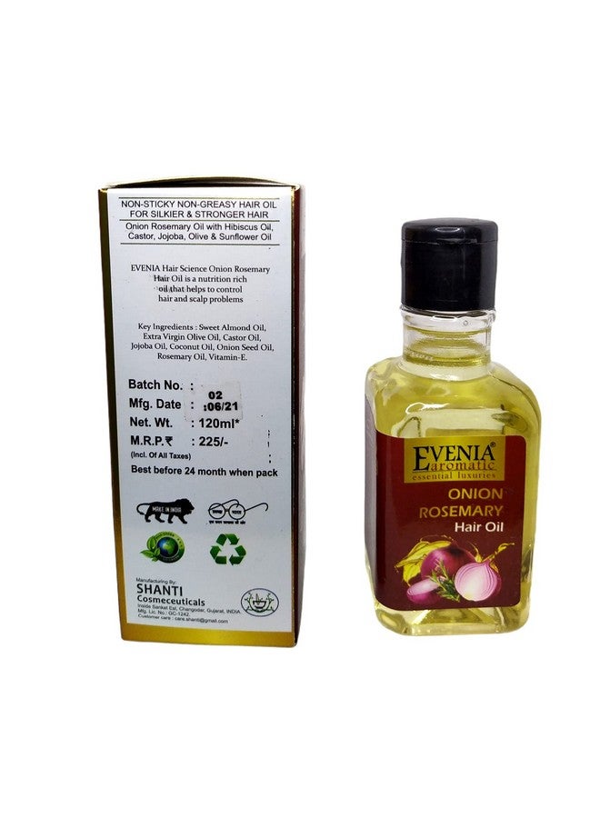 Bioway Evenia Aromatic Onion Rosemary Hair Oil 120Ml. - Image 5