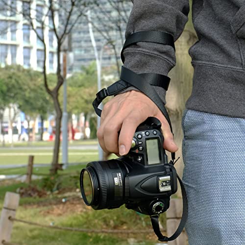 VKO Camera Strap, Quick Release Slim Camera Neck Shoulder Strap for Mirrorless Cameras Black - Image 5