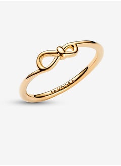 Pandora Violet Pandora Moments 14k Gold-plated Infinity Knot Ring for Women 168898C00  - Image 5