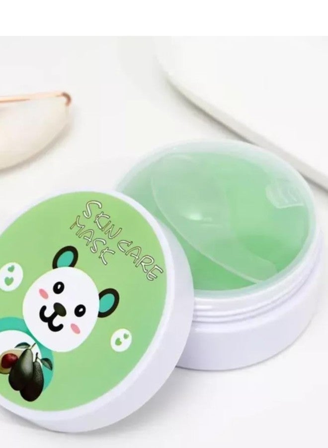 Hydrogel Eye Patches with Collagen & Caffeine – Under Eye Mask for Dark Circles, Puffiness & Wrinkles – 60 Patches - Image 2