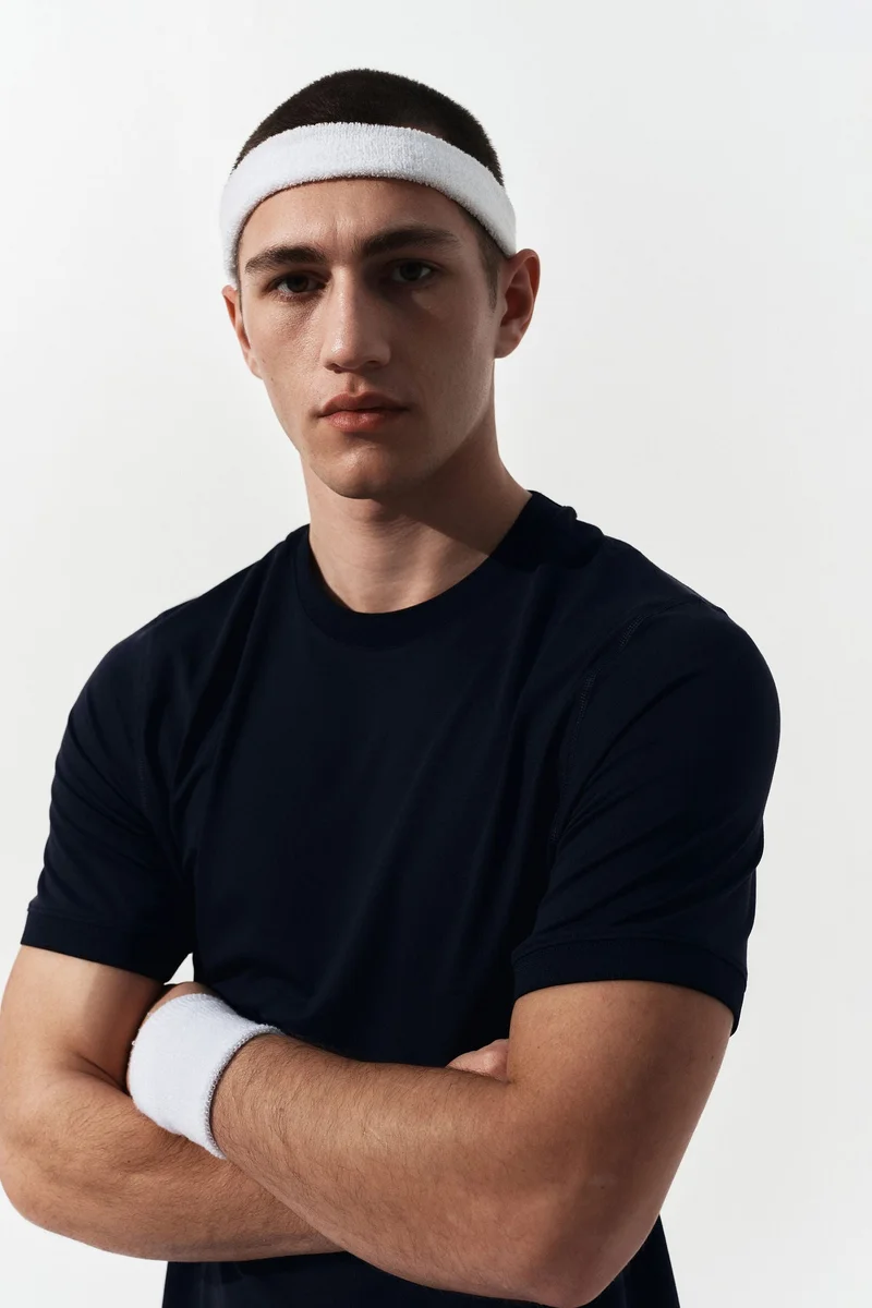 H&M  Regular Fit Sports T-shirt with DryMove™ for Men | Best Price UAE