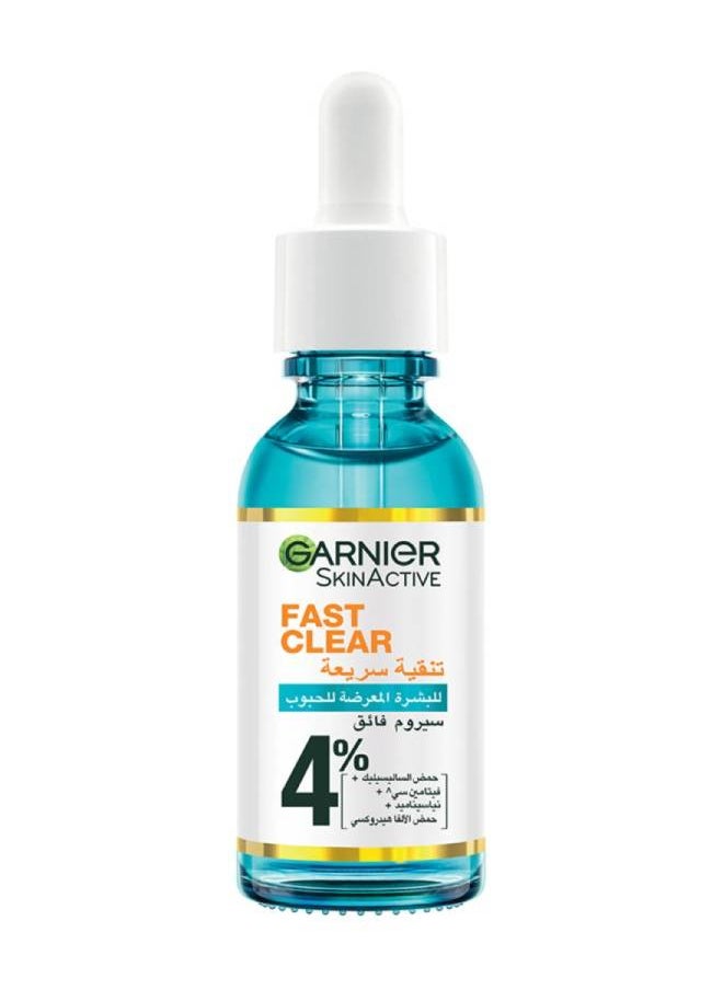 Garnier - Skinactive Fast Clear Booster Face Serum For Acne Prone Skin With Salicylic Acid, 15ml - Image 1
