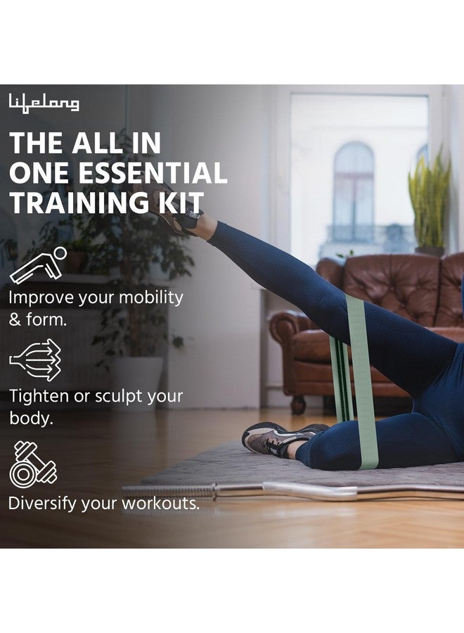 Lifelong Fabric Resistance Band for Workout - Fitness Bands for Men & Women, Theraband for Physiotherapy, Exercise, Stretching, Gym, Loop, Pull Up - Image 2