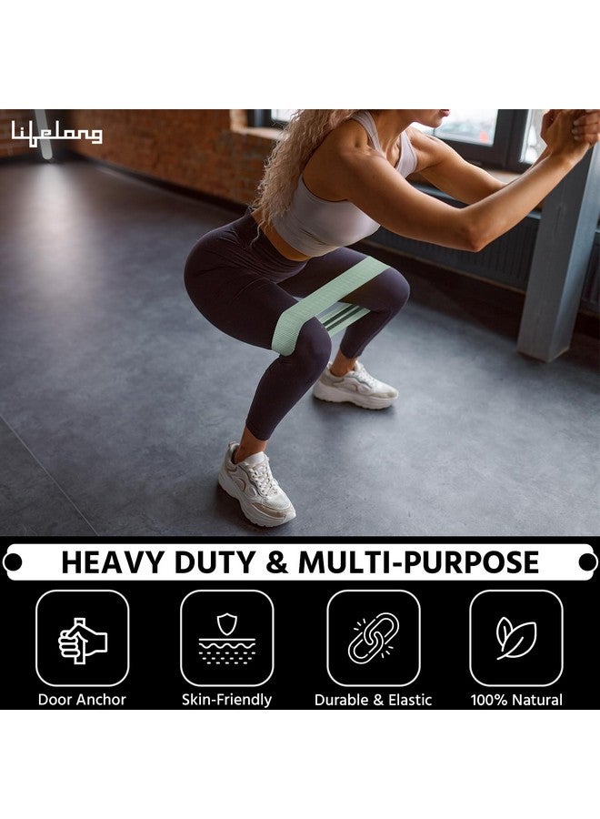 Lifelong Fabric Resistance Band for Workout - Fitness Bands for Men & Women, Theraband for Physiotherapy, Exercise, Stretching, Gym, Loop, Pull Up - Image 3