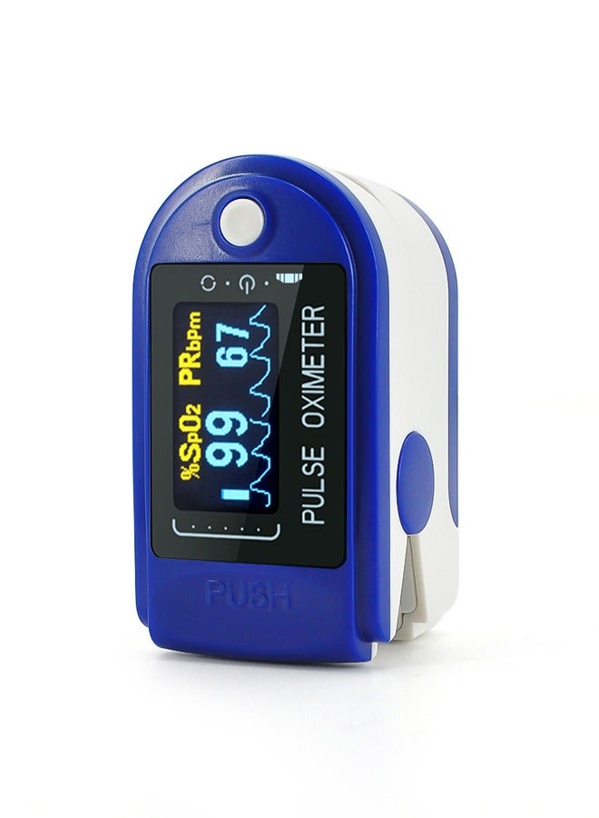 Generic Finger Pulse Oximeter with OLED Display - Blood Oxygen Saturation & Heart Rate Monitor for Adults & Children  - Image 2