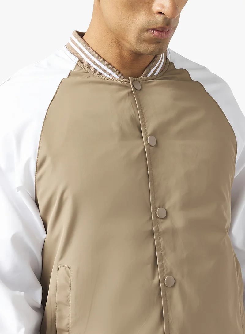 BRAVE SOUL Varsity Bomber Jacket