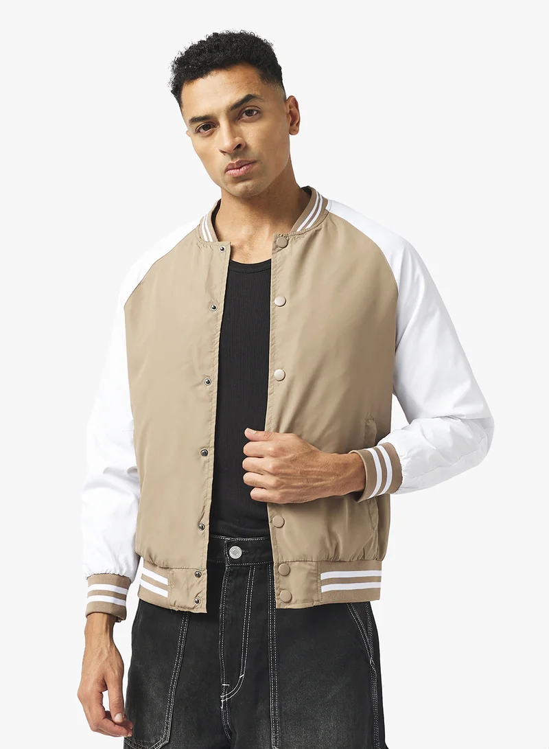 BRAVE SOUL Varsity Bomber Jacket