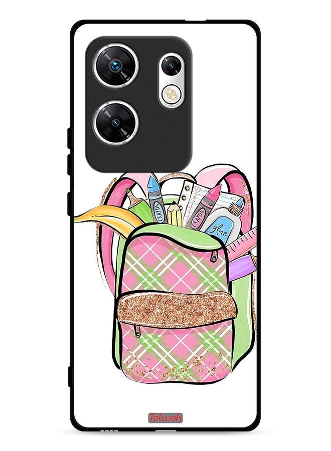 Tolwak Infinix Zero 30 4G Protective Case Cover Unicorn Girl Bag - Image 1