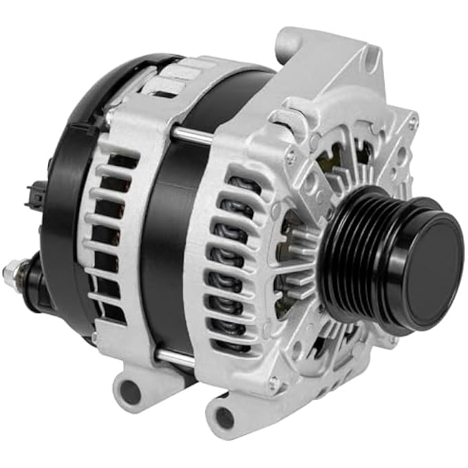 CNYGO P56029740AA Alternator Compatible with Jeep Cherokee 2015 2016 2017 2018 2019 2020 2021 2022 V6 3.2L 12V 180A High Output 6-Groove Decoupler Pulley Clockwise 11749N 90295915 421007150 TN4210007150 - Image 1