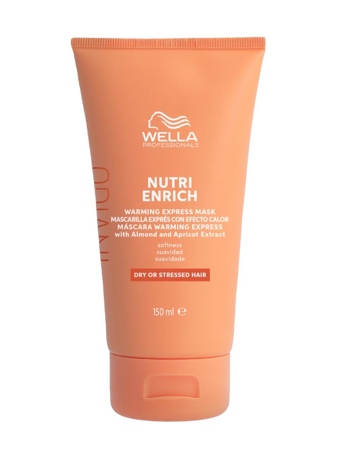 Wella Professionals قناع إنفيغو نوتري-إنريتش الدافئ - علاج ذاتي التسخين للحصول على لمعان ونعومة فورية للشعر الجاف (150 مل) - Image 1